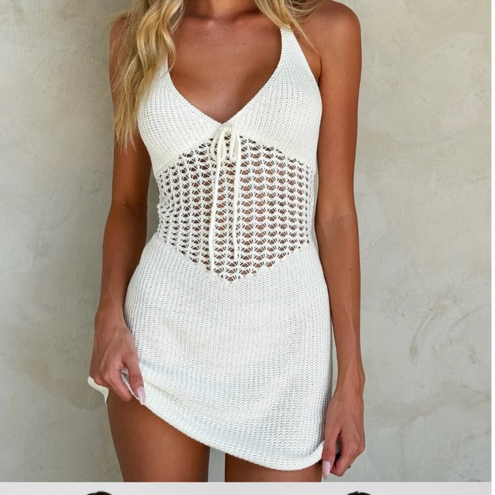 WHITE SUMMER DRESS - NEVER WORN